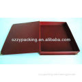 magnetic hinged lid box with metal corner protection